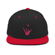 Load image into Gallery viewer, Snapback Hat - Pink Trick Shot Logo
