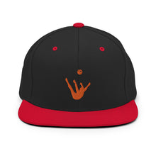 Load image into Gallery viewer, Snapback Hat - Orange Trick Shot Logo
