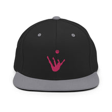 Load image into Gallery viewer, Snapback Hat - Pink Trick Shot Logo
