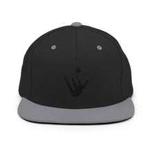 Load image into Gallery viewer, Snapback Hat - Black Trick Shot Logo
