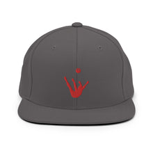 Load image into Gallery viewer, Snapback Hat - Red Trick Shot Logo
