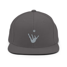 Load image into Gallery viewer, Snapback Hat - Grey Trick Shot Logo
