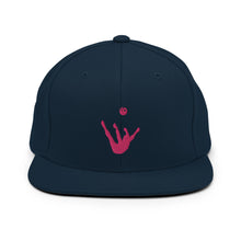 Load image into Gallery viewer, Snapback Hat - Pink Trick Shot Logo
