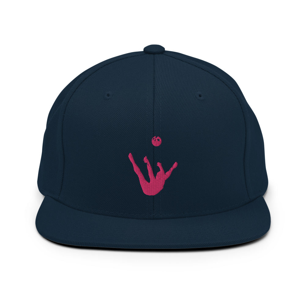 Snapback Hat - Pink Trick Shot Logo