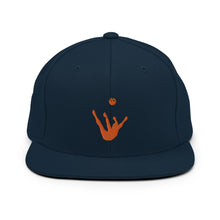 Load image into Gallery viewer, Snapback Hat - Orange Trick Shot Logo
