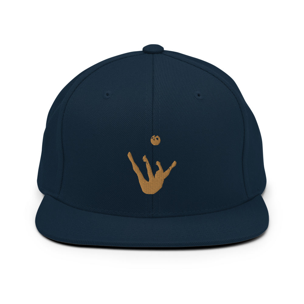 Snapback Hat - Old Gold Trick Shot Logo