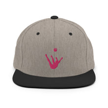 Load image into Gallery viewer, Snapback Hat - Pink Trick Shot Logo
