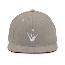 Load image into Gallery viewer, Snapback Hat - White Trick Shot Logo
