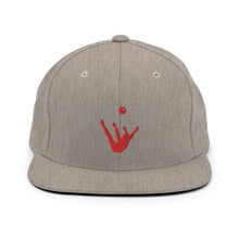 Load image into Gallery viewer, Snapback Hat - Red Trick Shot Logo
