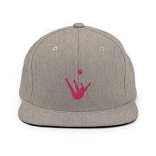 Load image into Gallery viewer, Snapback Hat - Pink Trick Shot Logo
