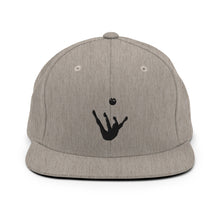 Load image into Gallery viewer, Snapback Hat - Black Trick Shot Logo
