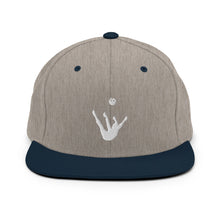 Load image into Gallery viewer, Snapback Hat - White Trick Shot Logo
