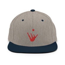 Load image into Gallery viewer, Snapback Hat - Red Trick Shot Logo
