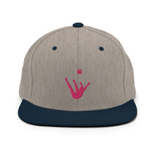 Load image into Gallery viewer, Snapback Hat - Pink Trick Shot Logo
