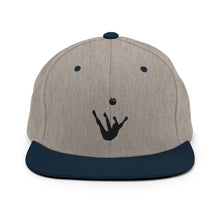 Load image into Gallery viewer, Snapback Hat - Black Trick Shot Logo
