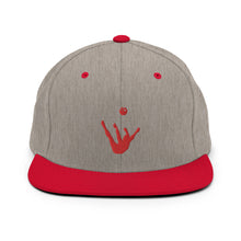 Load image into Gallery viewer, Snapback Hat - Red Trick Shot Logo
