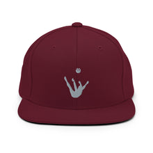 Load image into Gallery viewer, Snapback Hat - Grey Trick Shot Logo
