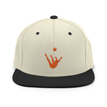 Load image into Gallery viewer, Snapback Hat - Orange Trick Shot Logo
