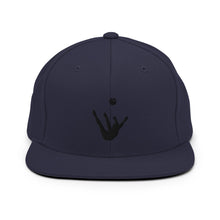 Load image into Gallery viewer, Snapback Hat - Black Trick Shot Logo
