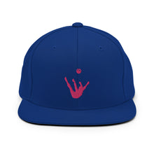 Load image into Gallery viewer, Snapback Hat - Pink Trick Shot Logo
