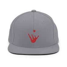 Load image into Gallery viewer, Snapback Hat - Red Trick Shot Logo
