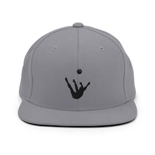 Load image into Gallery viewer, Snapback Hat - Black Trick Shot Logo
