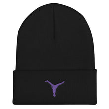 Load image into Gallery viewer, Beanie - Purple Split Leg Logo
