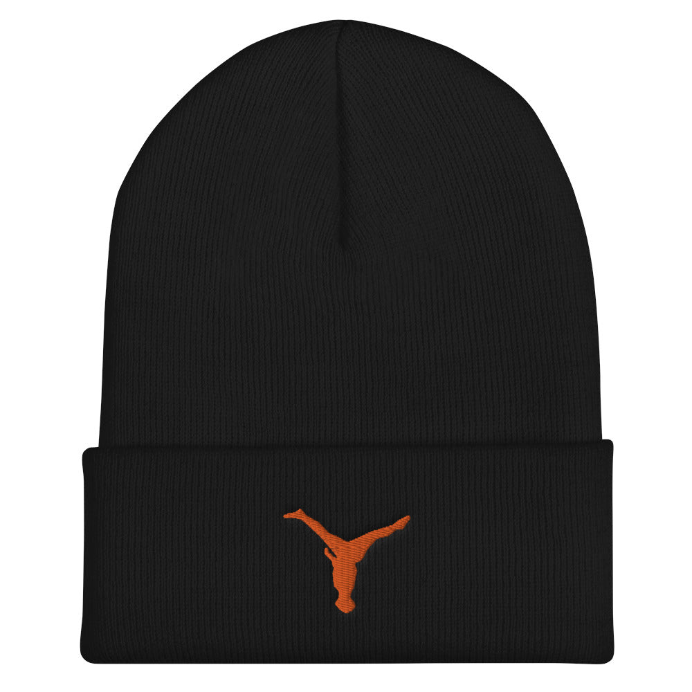 Beanie - Orange Split Leg Logo