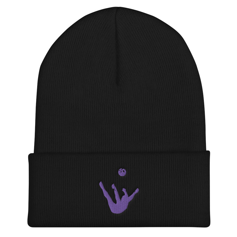 Beanie - Purple Trick Shot Logo