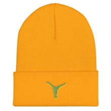 Load image into Gallery viewer, Beanie - Green Split Leg Logo
