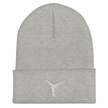 Load image into Gallery viewer, Beanie - White Split Leg Logo
