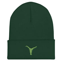 Load image into Gallery viewer, Beanie - Green Split Leg Logo
