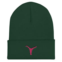 Load image into Gallery viewer, Beanie - Pink Split Leg Logo
