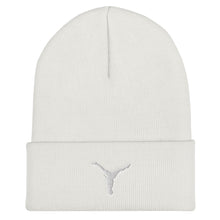 Load image into Gallery viewer, Beanie - White Split Leg Logo
