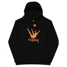 Load image into Gallery viewer, Kids Fleece Hoodie - Orange Trick Shot Logo
