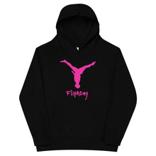 Load image into Gallery viewer, Kids Fleece Hoodie - Pink Split Leg Logo
