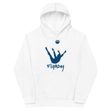 Load image into Gallery viewer, Kids Fleece Hoodie - Blue Trick Shot Logo
