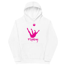 Load image into Gallery viewer, Kids Fleece Hoodie - Pink Trick Shot Logo
