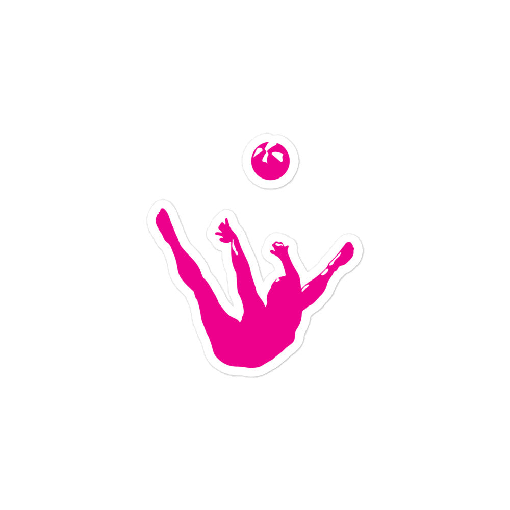 Sticker - Pink Trick Shot Silhouette