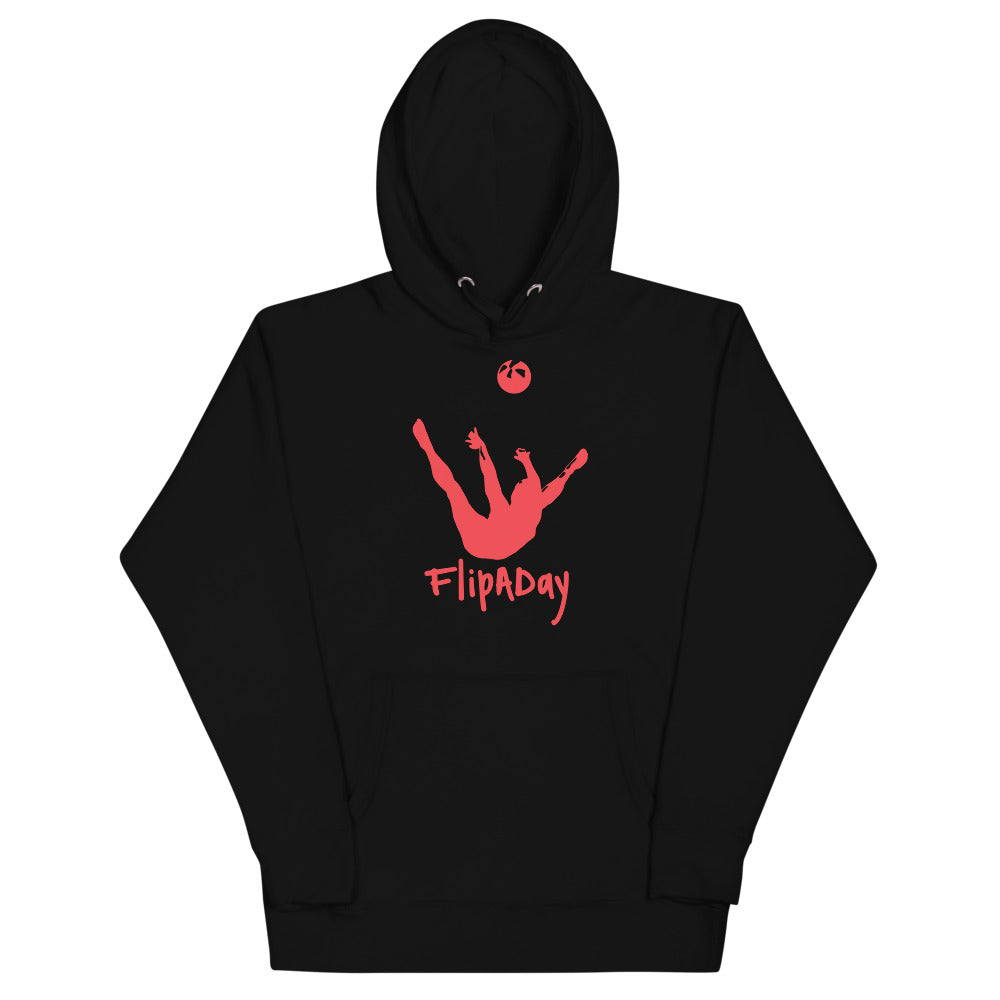 Unisex Hoodie - Red Trick Shot Logo