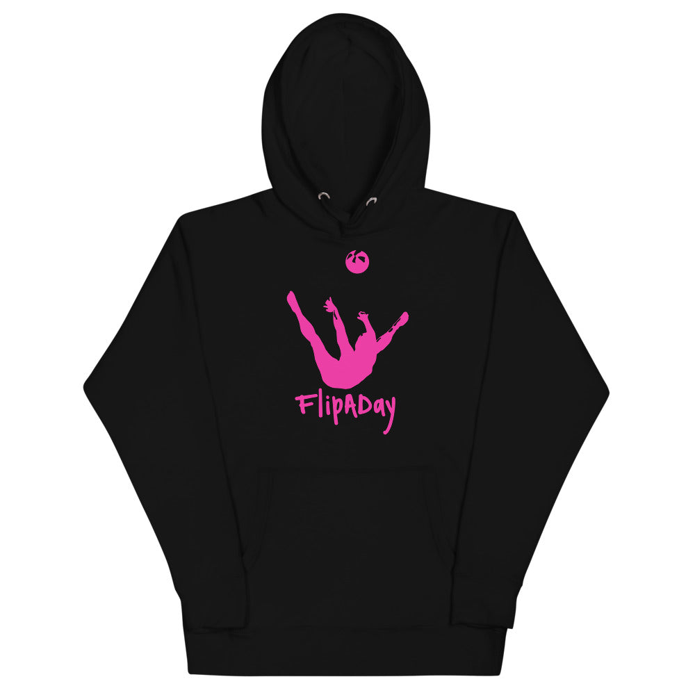 Unisex Hoodie - Pink Trick Shot Logo