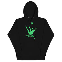 Load image into Gallery viewer, Unisex Hoodie - Green Trick Shot Logo
