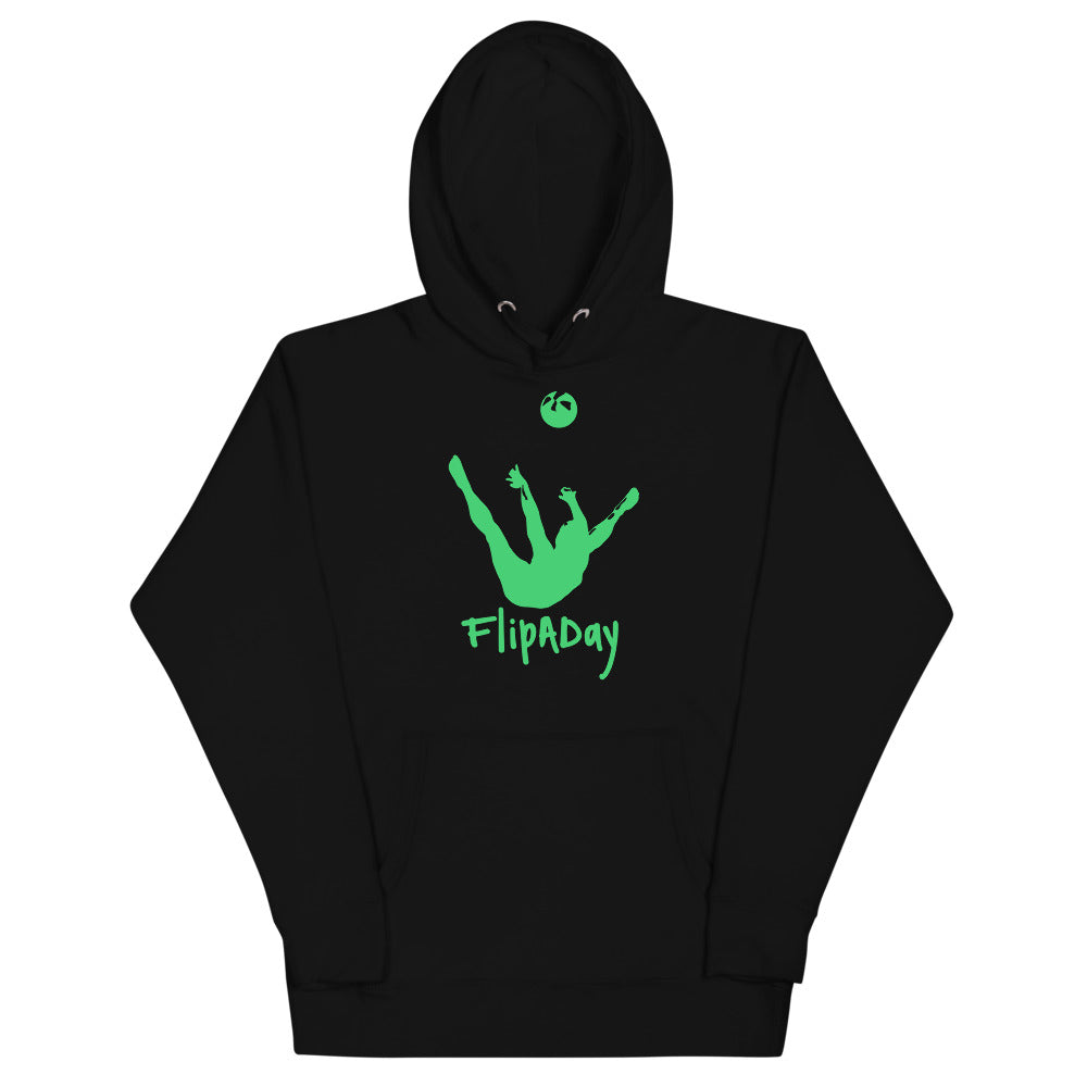 Unisex Hoodie - Green Trick Shot Logo