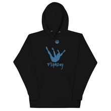 Load image into Gallery viewer, Unisex Hoodie - Blue Trick Shot Logo
