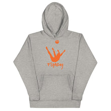 Load image into Gallery viewer, Unisex Hoodie - Orange Trick Shot Logo
