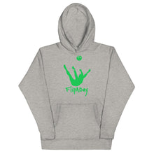 Load image into Gallery viewer, Unisex Hoodie - Green Trick Shot Logo
