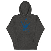 Load image into Gallery viewer, Unisex Hoodie - Blue Trick Shot Logo
