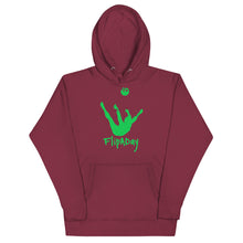 Load image into Gallery viewer, Unisex Hoodie - Green Trick Shot Logo
