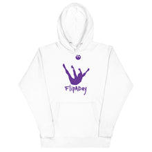 Load image into Gallery viewer, Unisex Hoodie - Purple Trick Shot Logo
