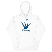 Load image into Gallery viewer, Unisex Hoodie - Blue Trick Shot Logo
